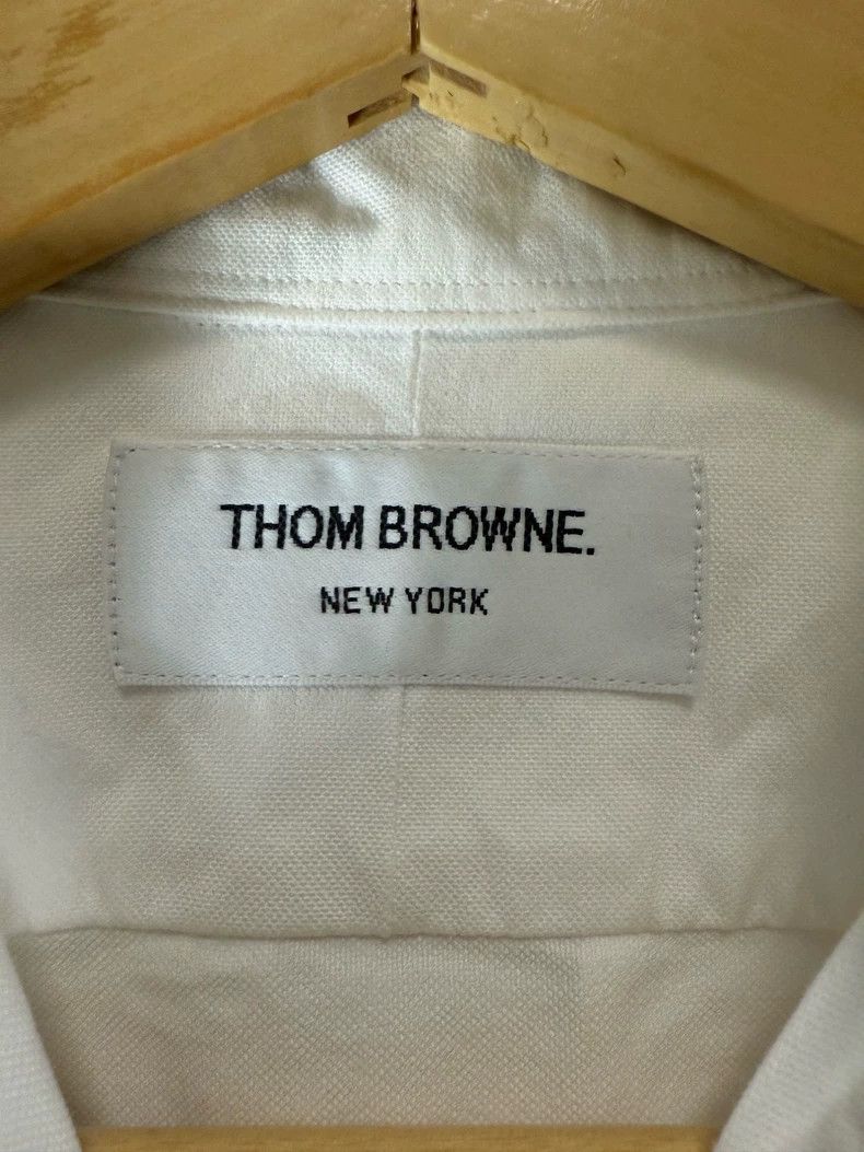 Thom Browne Thom Browne Long Sleeve Button Up Shirt Size US XS / EU 42 / 0 - 3 Thumbnail
