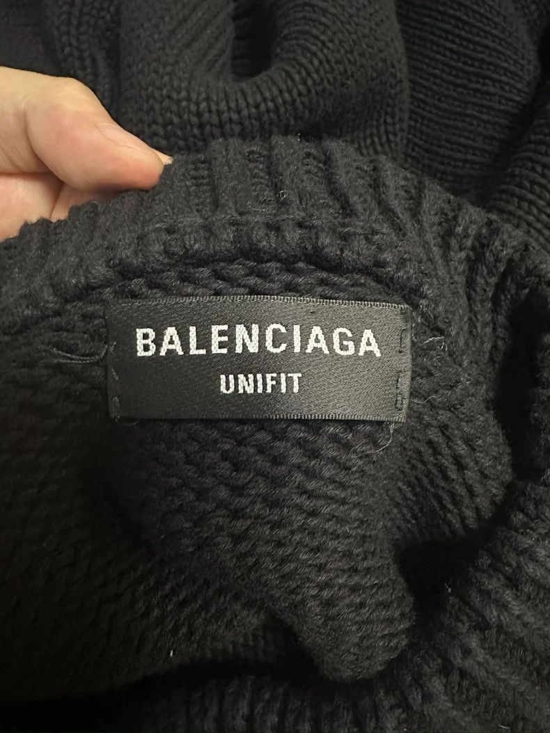 Balenciaga BALENCIAGA BB Laurels Black Knit Sweater Size US M / EU 48-50 / 2 - 3 Thumbnail