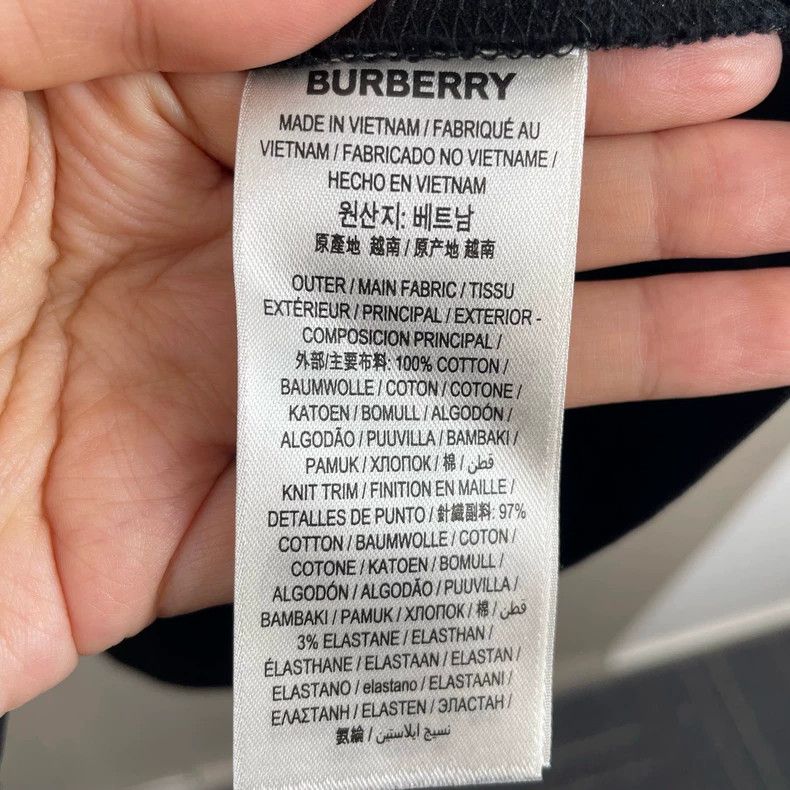 Burberry Burberry Short Sleeve T-shirt Size M Size US M / EU 48-50 / 2 - 2 Thumbnail