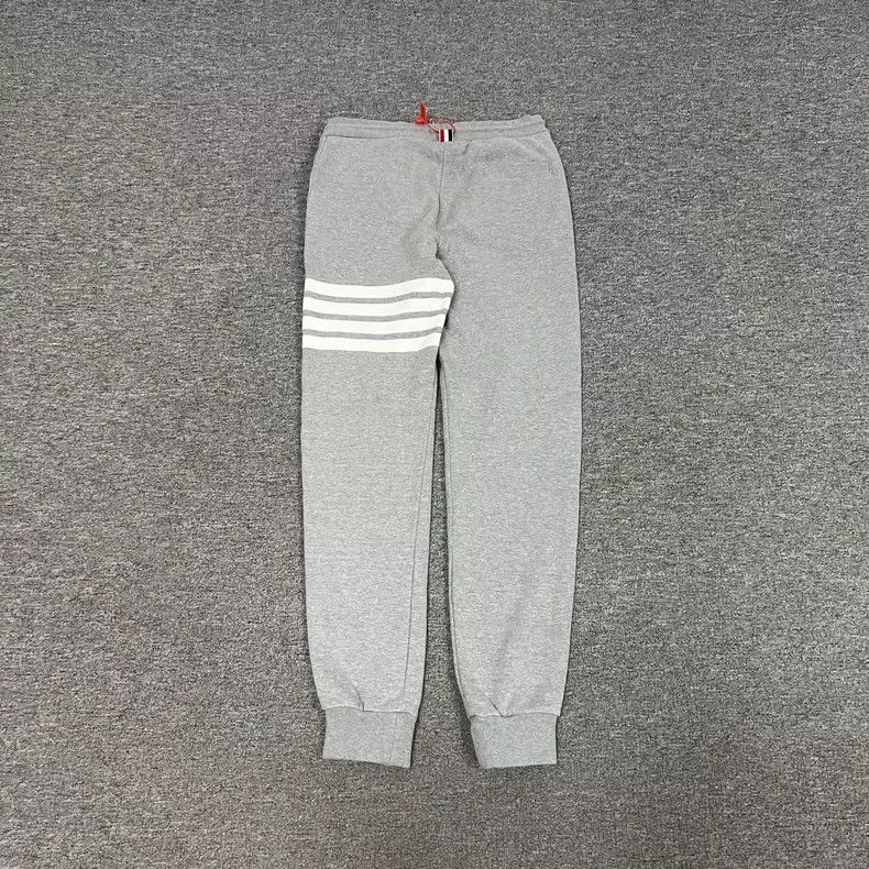 Thom Browne Thom Browne Classic Gray Sweatpants for Men Size US 36 / EU 52 - 2 Thumbnail