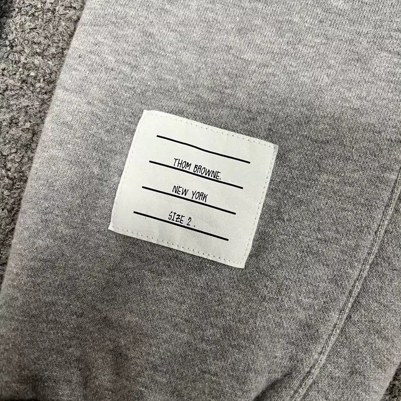 Thom Browne Thom Browne Classic Gray Sweatpants for Men Size US 36 / EU 52 - 5 Thumbnail