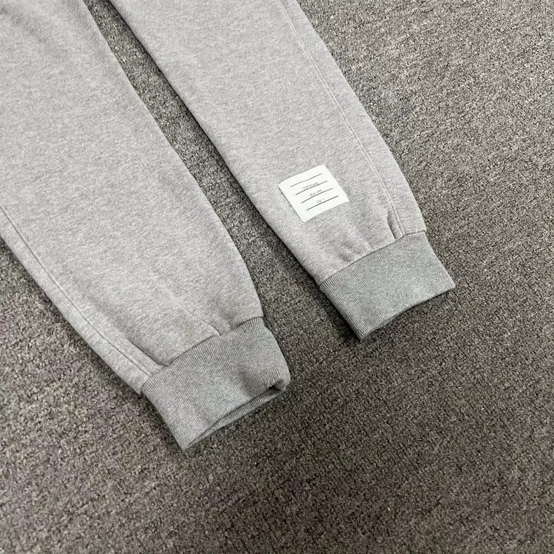 Thom Browne Thom Browne Classic Gray Sweatpants for Men Size US 36 / EU 52 - 4 Thumbnail