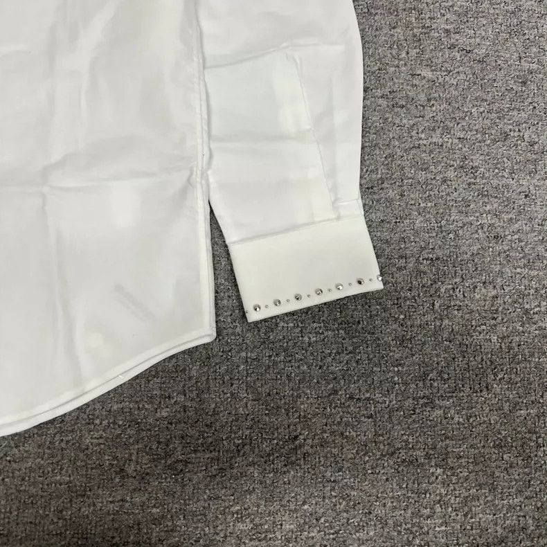 Burberry Burberry White Long Sleeve Shirt with Tags Size US L / EU 52-54 / 3 - 3 Thumbnail