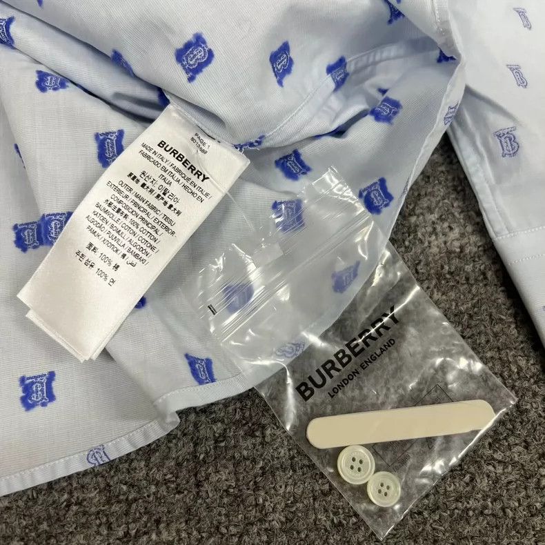 Burberry Burberry Long Sleeve Shirt with Tags Size US L / EU 52-54 / 3 - 7 Thumbnail