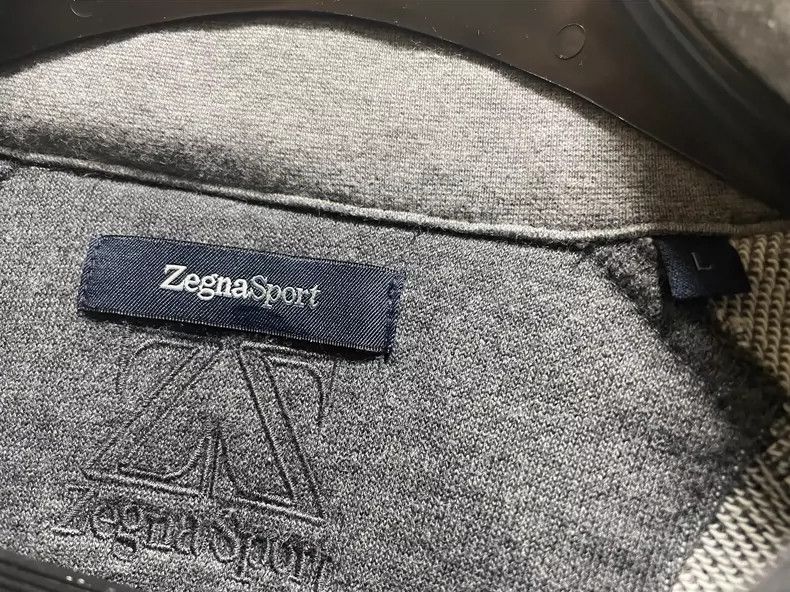 Ermenegildo Zegna Zegna Sport Gray Jacket with Hidden Hood Size US L / EU 52-54 / 3 - 3 Thumbnail