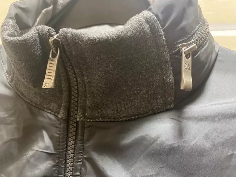 Ermenegildo Zegna Zegna Sport Gray Jacket with Hidden Hood Size US L / EU 52-54 / 3 - 4 Thumbnail