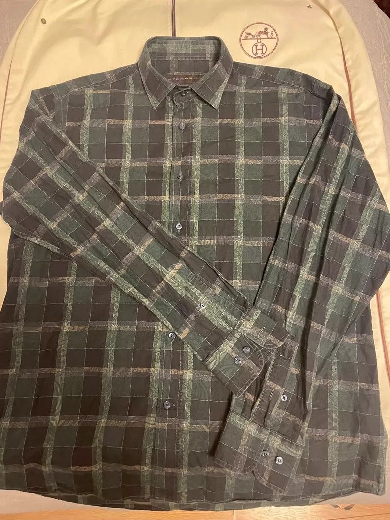Etro ETRO Men's Long Sleeve Button-Up Shirt Size US L / EU 52-54 / 3 - 4 Thumbnail