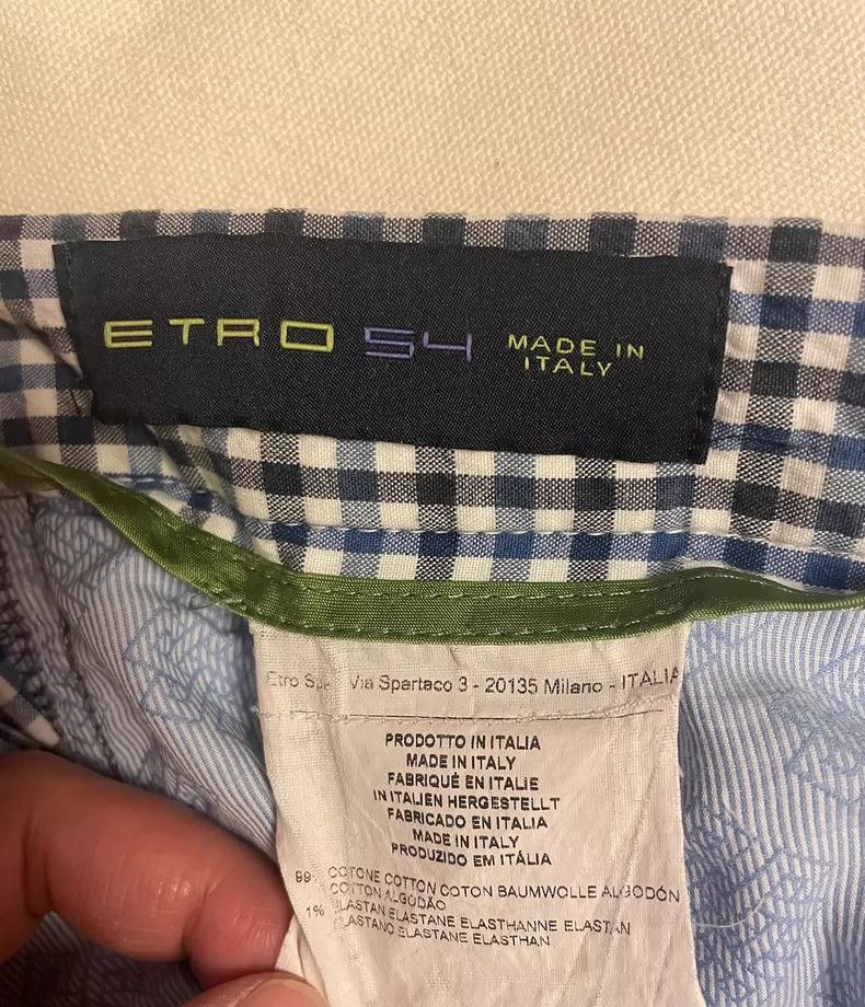 Etro ETRO Casual Shorts for Men Size US 44 / EU 60 - 4 Thumbnail