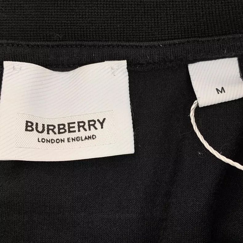 Burberry Burberry Black Logo Cotton Crew Neck T-shirt Size US M / EU 48-50 / 2 - 6 Thumbnail