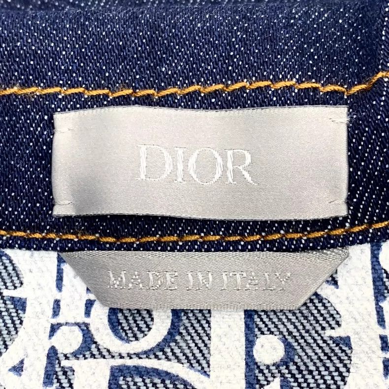 Dior Dior Blue Logo Cotton Denim Jacket Size US XS / EU 42 / 0 - 6 Thumbnail