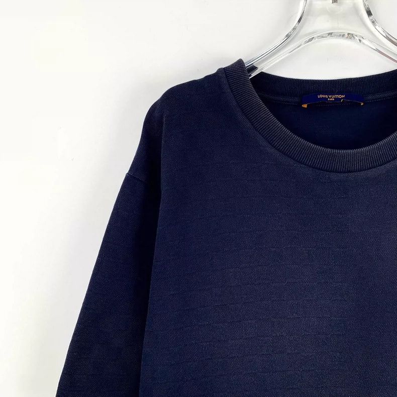 Louis Vuitton Louis Vuitton Dark Blue Cotton Short Sleeve T-Shirt Size US XXL / EU 58 / 5 - 3 Thumbnail