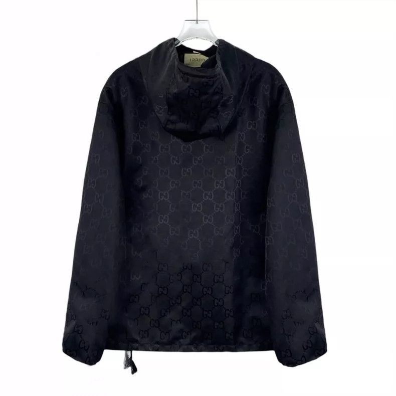Gucci Gucci Black Logo Zip-Up Hoodie Jacket Size US S / EU 44-46 / 1 - 2 Thumbnail