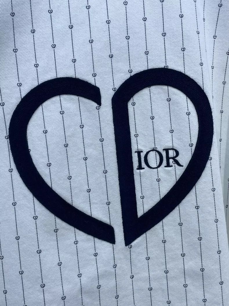 Dior Dior Heart Embroidery Jacket Outerwear Size US L / EU 52-54 / 3 - 5 Thumbnail