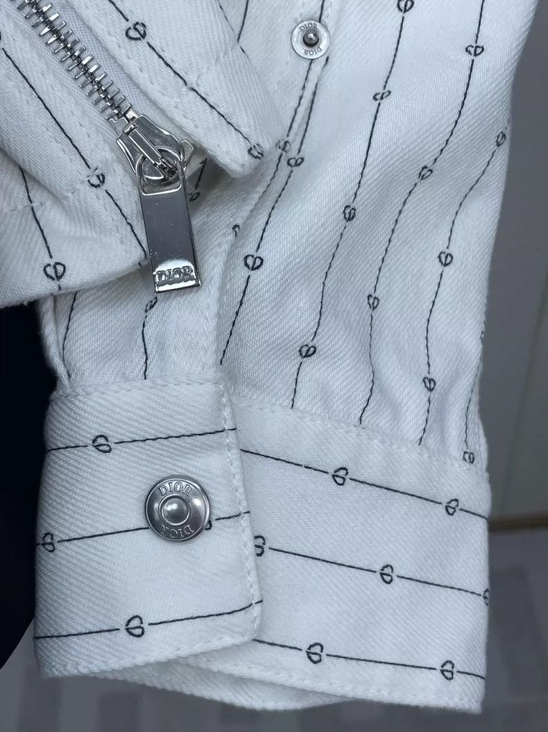 Dior Dior Heart Embroidery Jacket Outerwear Size US L / EU 52-54 / 3 - 3 Thumbnail