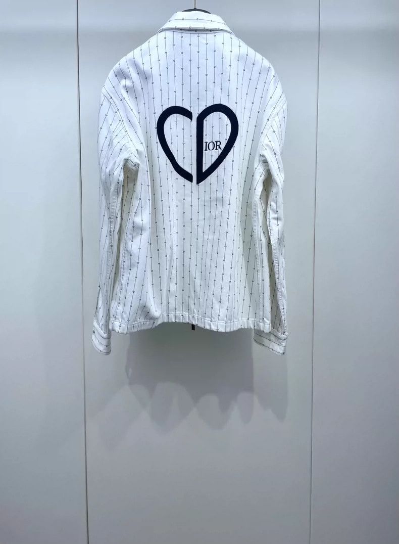 Dior Dior Heart Embroidery Jacket Outerwear Size US L / EU 52-54 / 3 - 2 Thumbnail