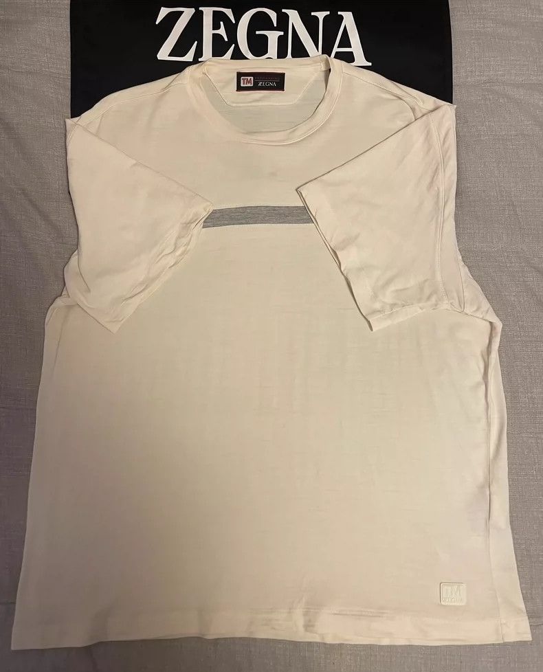 Ermenegildo Zegna ZEGNA Techmerino Washable Wool T-Shirt Size US S / EU 44-46 / 1 - 4 Thumbnail
