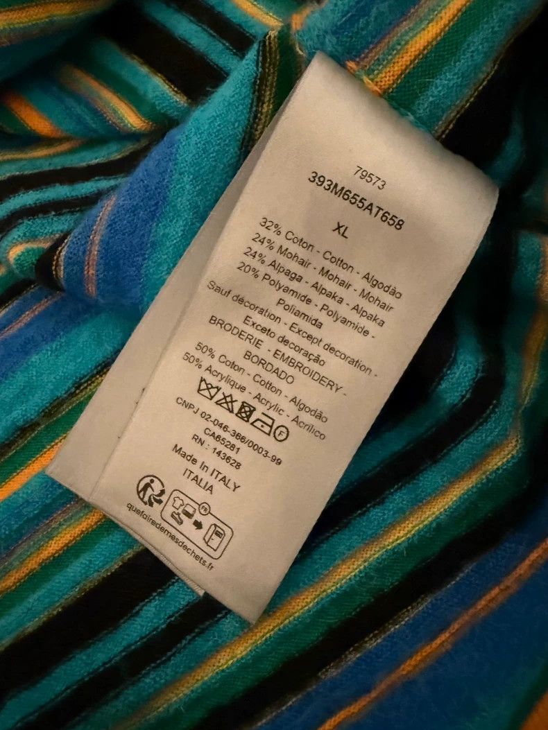 Dior Dior Tears Long Sleeve Striped Shirt Size US XL / EU 56 / 4 - 3 Thumbnail