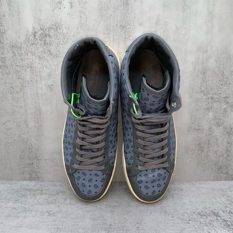 Gucci Gucci Blue High-Top Sneakers Size 7 Size US 7 / EU 40 - 8 Thumbnail
