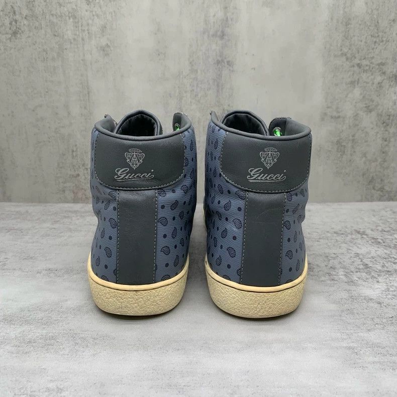 Gucci Gucci Blue High-Top Sneakers Size 7 Size US 7 / EU 40 - 3 Thumbnail