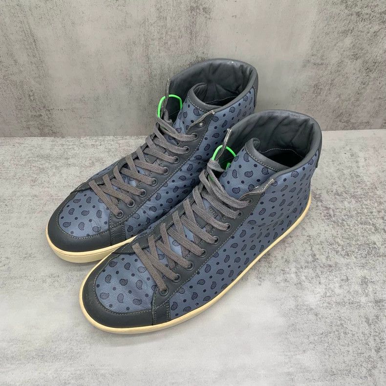 Gucci Gucci Blue High-Top Sneakers Size 7 Size US 7 / EU 40 - 2 Thumbnail