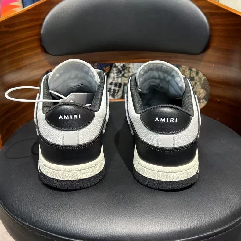 Amiri Amiri Bone Shoes Black White Edition Size US 10.5 / EU 43-44 - 3 Thumbnail