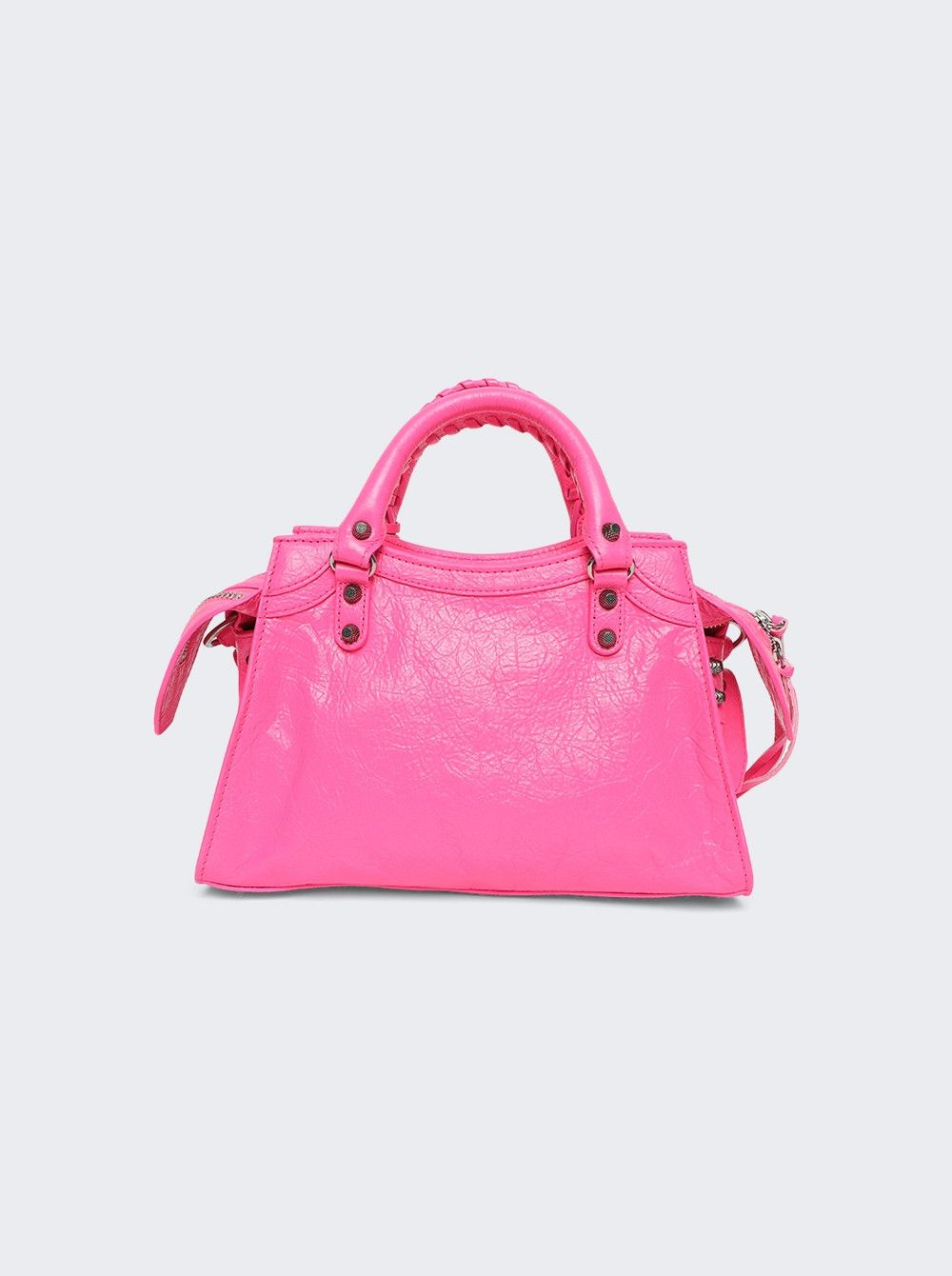 Balenciaga NEO CAGOLE XS HAND BAG FLUORESCENT PINK Size ONE SIZE - 3 Thumbnail
