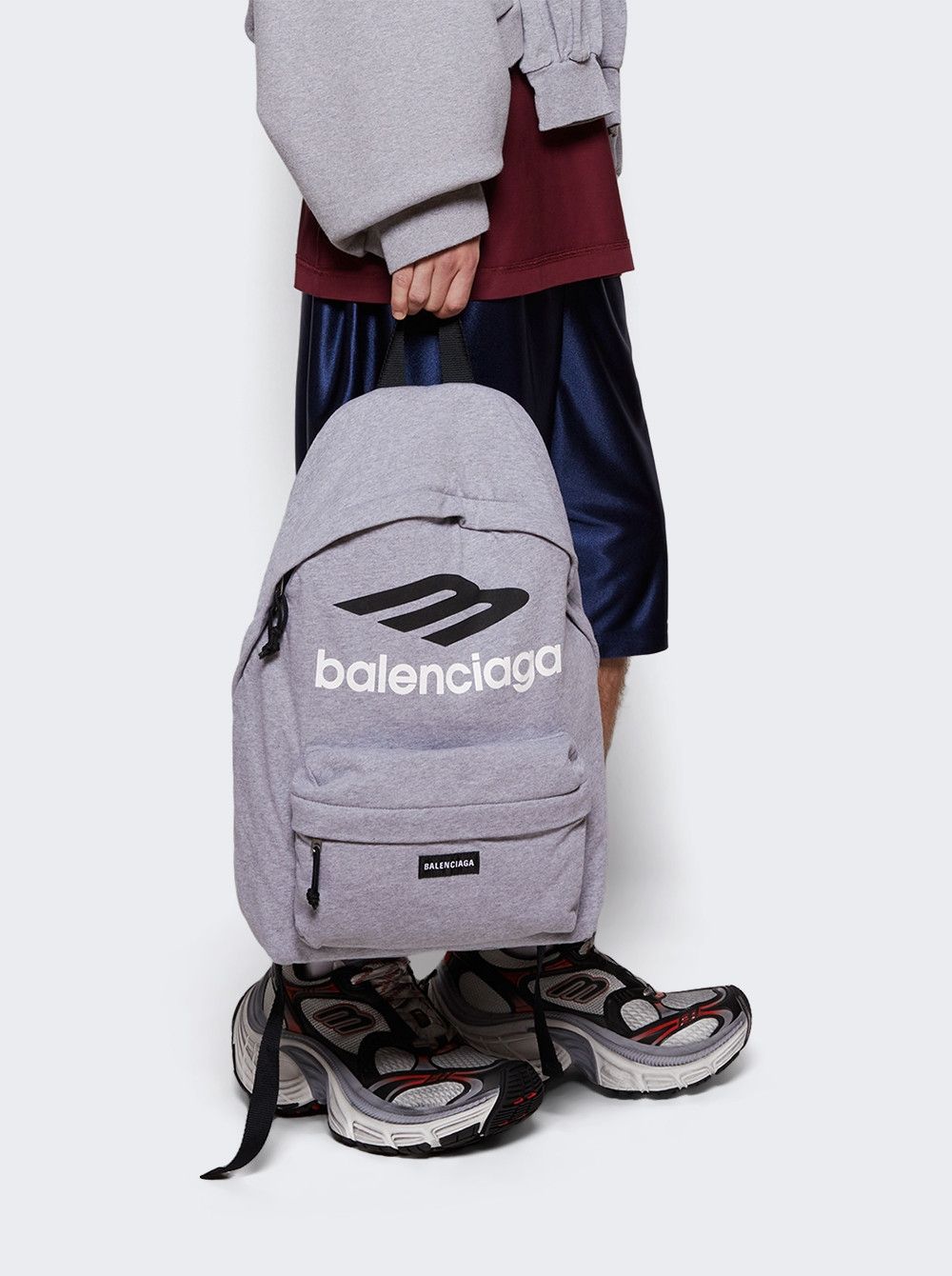 Balenciaga EXPLORER BACKPACK HEATHER GREY Size ONE SIZE - 2 Thumbnail