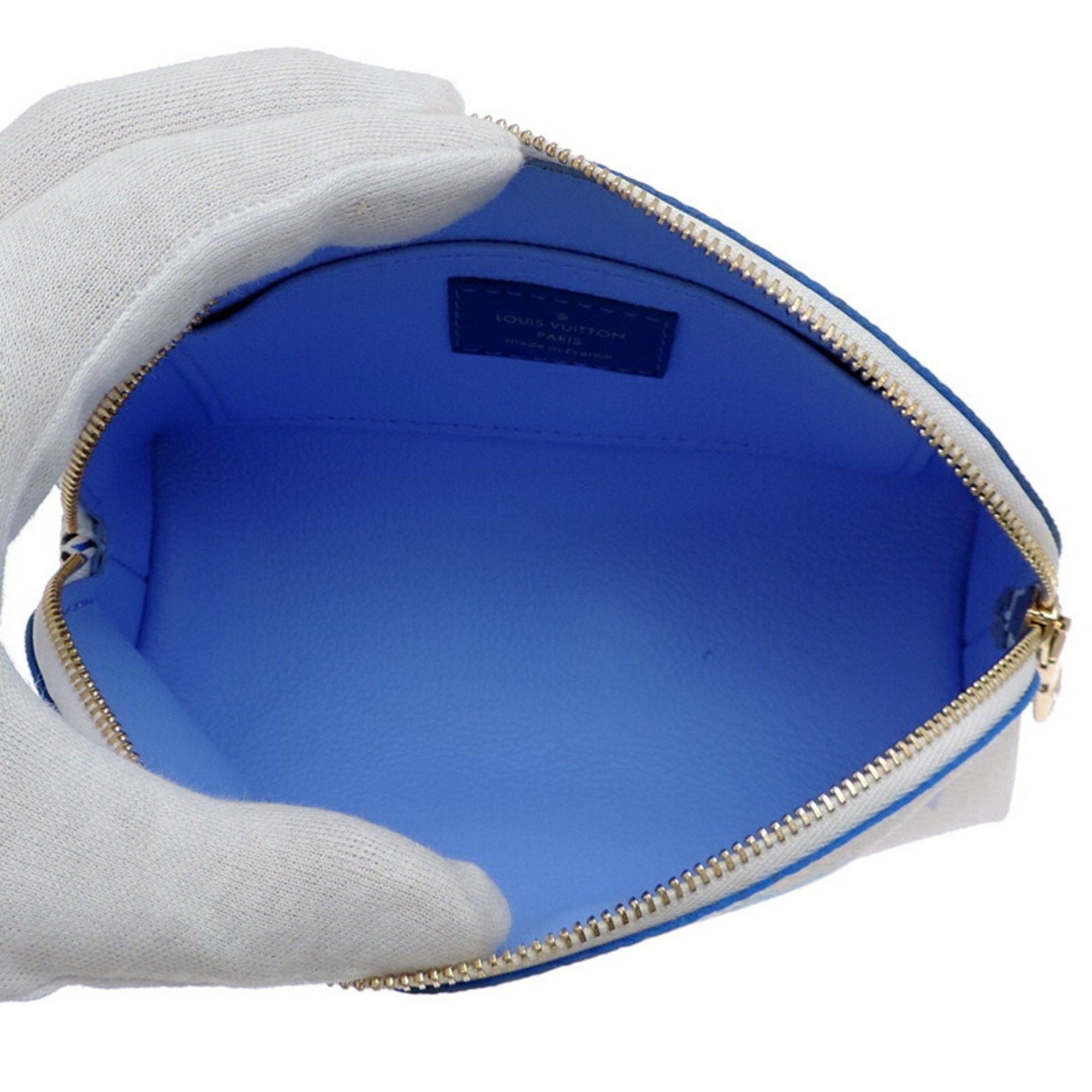 Louis Vuitton Louis Vuitton Pochette Tick PM Ladies Pouch M82492 ( ) LV By the Pool White Size ONE SIZE - 5 Thumbnail
