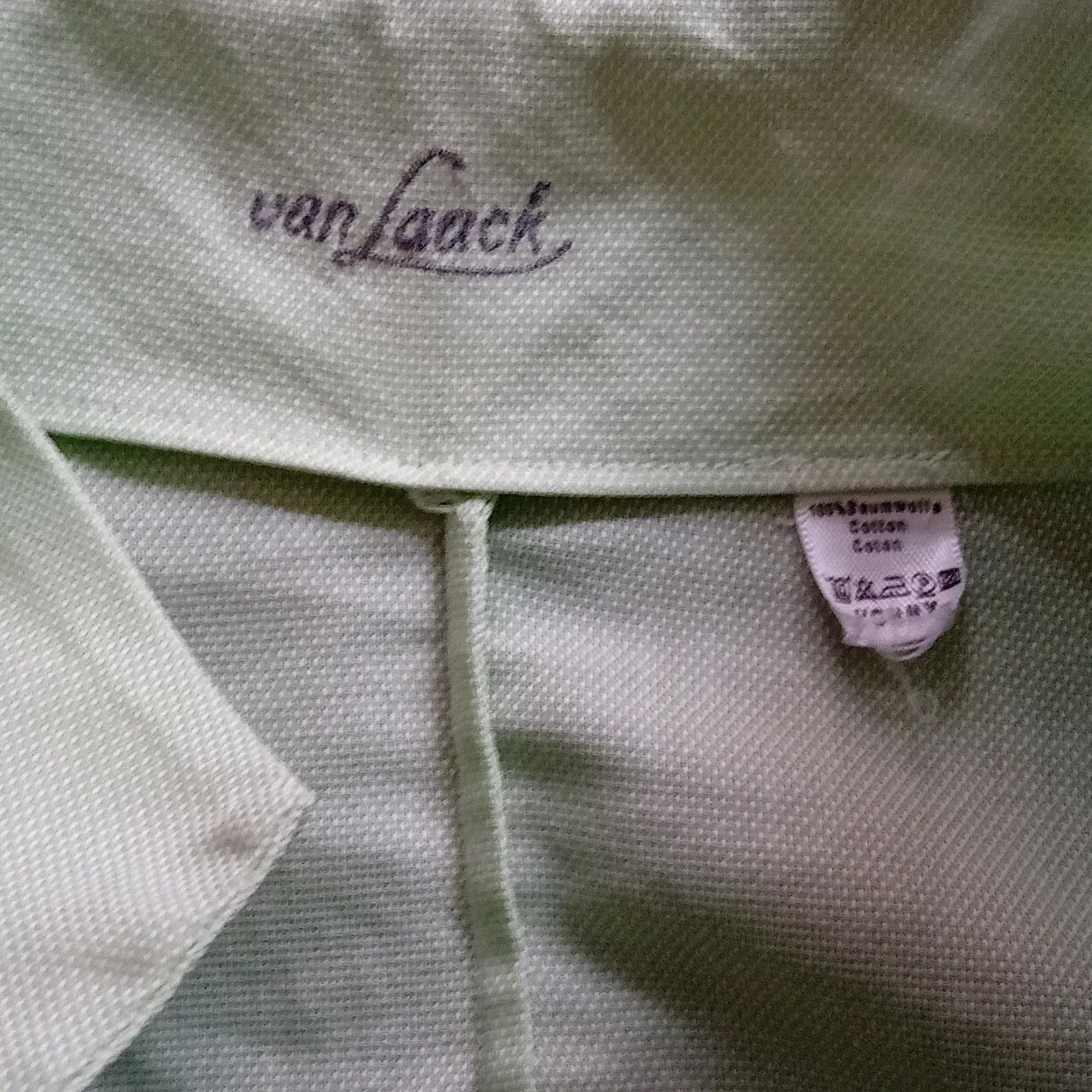 Van Van Laack Dam skjorta med stå upp krage. Shirt Size M / US 6-8 / IT 42-44 - 2 Thumbnail