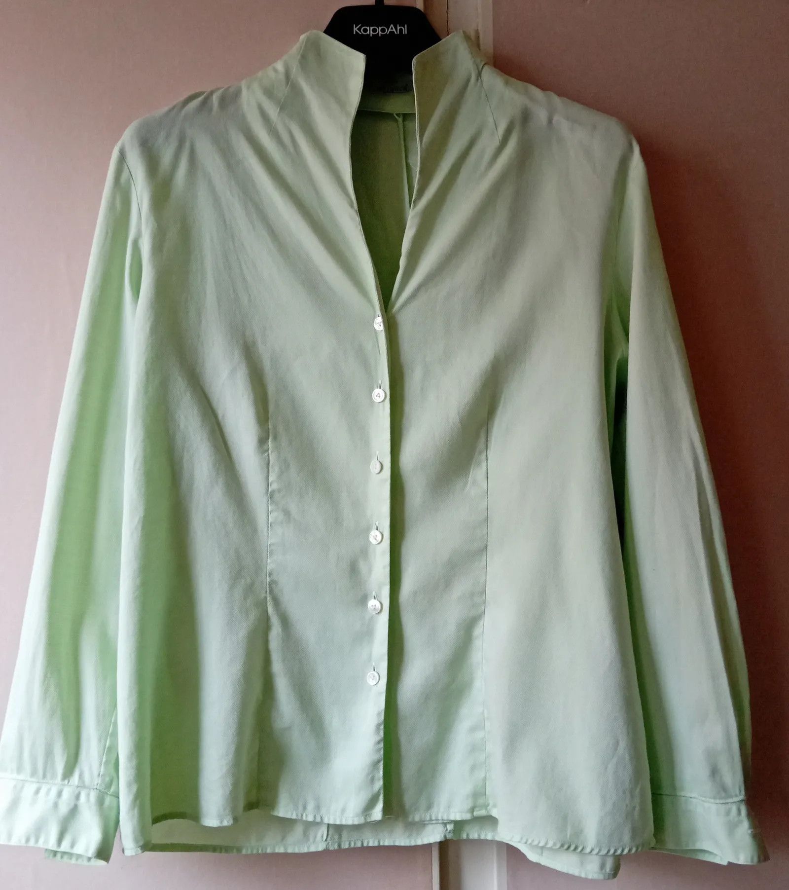 Van Van Laack Dam skjorta med stå upp krage. Shirt Size M / US 6-8 / IT 42-44 - 5 Thumbnail