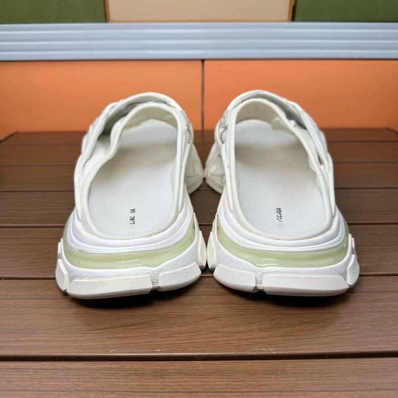 Balenciaga Balenciaga Track Slide Sandals White Size 44 Size US 10 / EU 43 - 6 Thumbnail