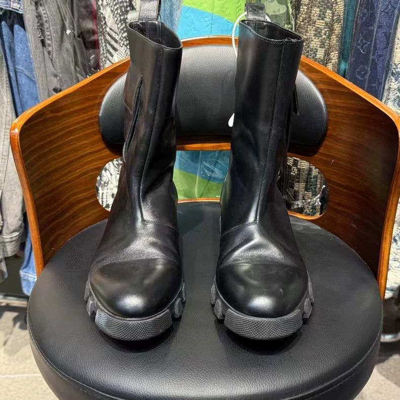 Balenciaga Balenciaga Thick Sole Motorcycle Boots Size US 9 / EU 42 - 5 Thumbnail