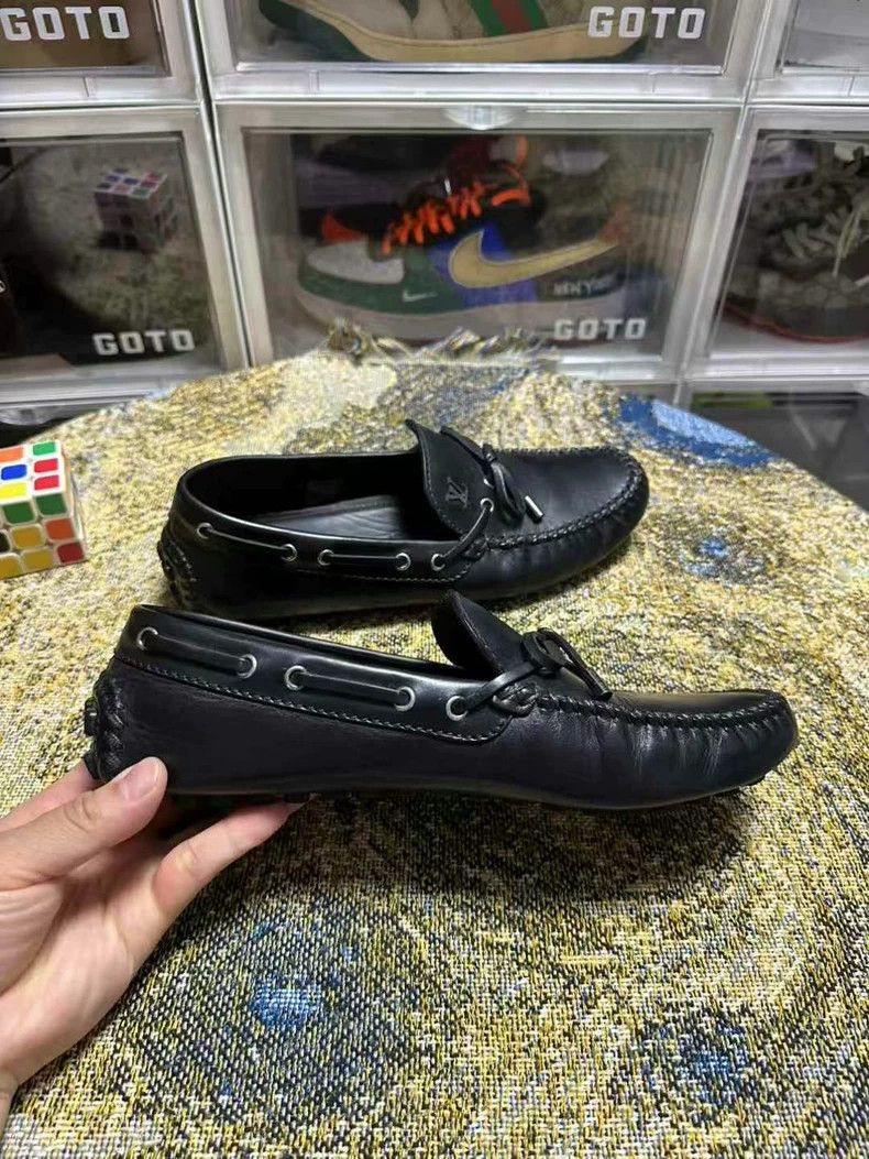 Louis Vuitton LV Leather Shoes Size 10 Without Box Size US 10 / EU 43 - 4 Thumbnail