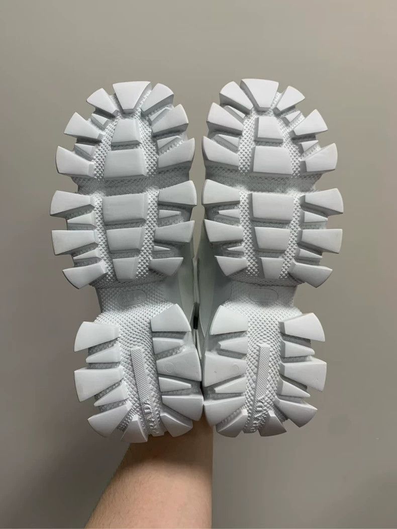 Prada Prada White Thick Sole Gear Shoes Size US 7.5 / EU 40-41 - 7 Thumbnail