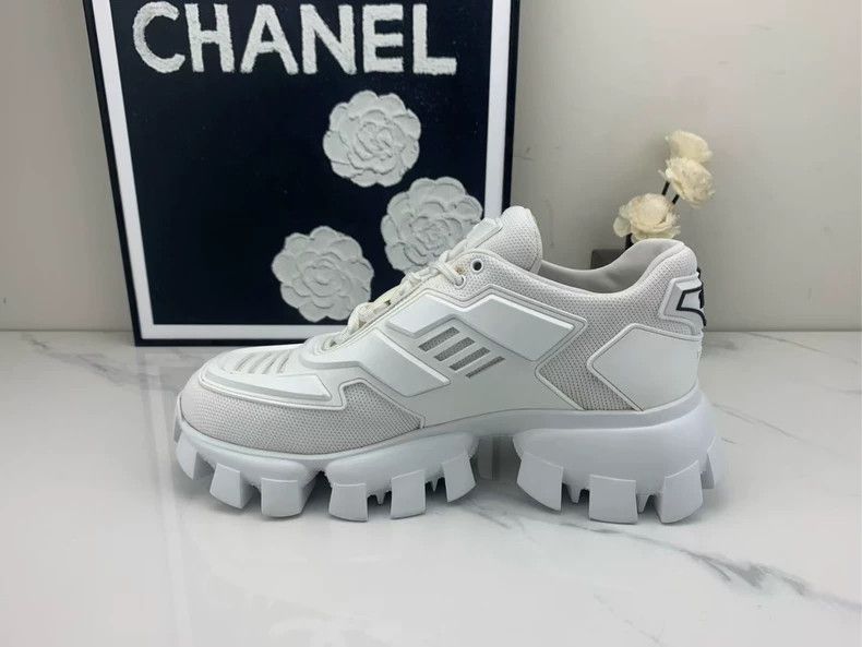 Prada Prada White Thick Sole Gear Shoes Size US 7.5 / EU 40-41 - 6 Thumbnail