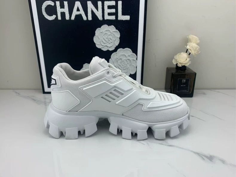 Prada Prada White Thick Sole Gear Shoes Size US 7.5 / EU 40-41 - 5 Thumbnail