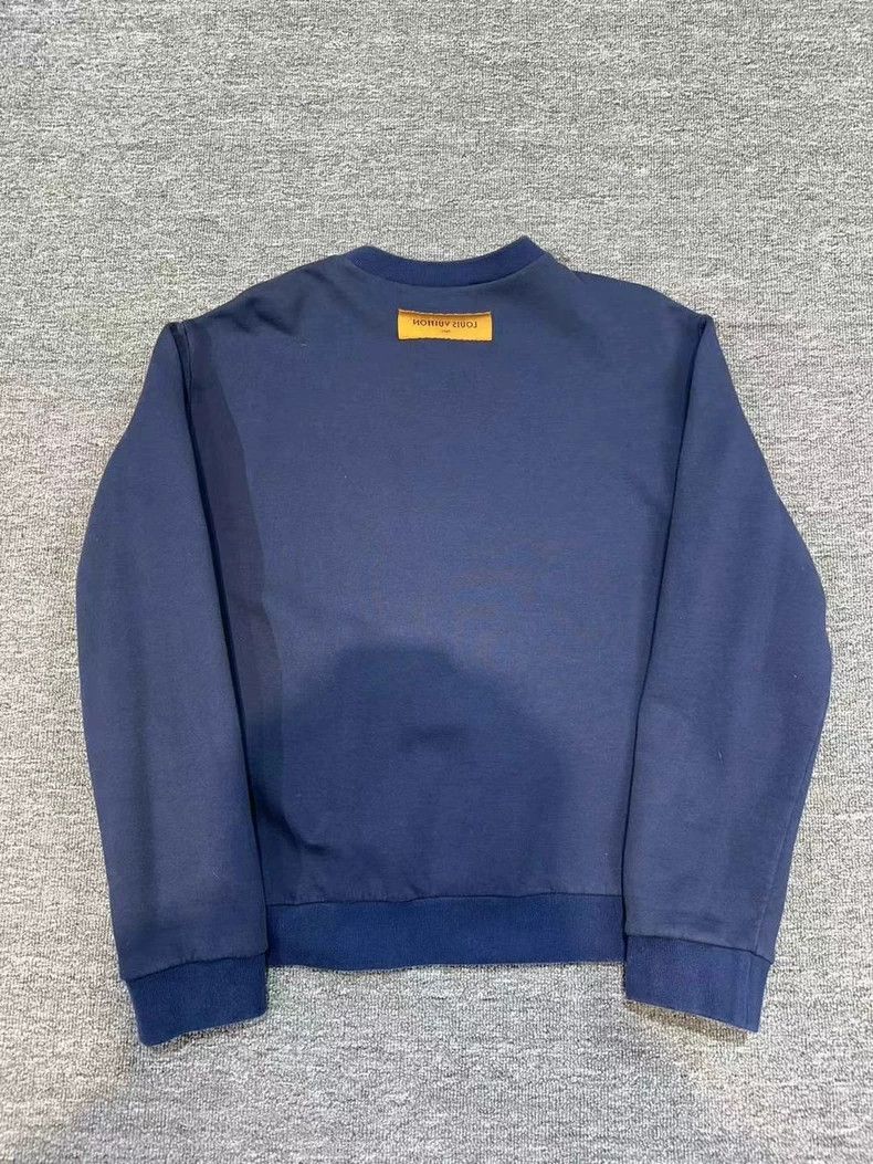 Louis Vuitton Louis Vuitton Navy Blue Sweatshirt for Sale Size US S / EU 44-46 / 1 - 2 Thumbnail