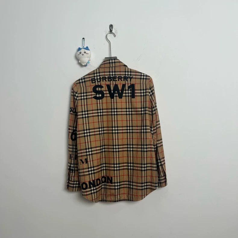 Burberry Burberry Check Logo Long Sleeve Shirt UK8 Size US S / EU 44-46 / 1 - 2 Thumbnail