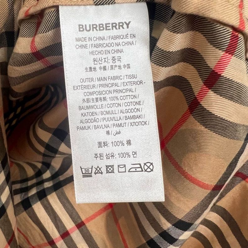 Burberry Burberry Check Logo Long Sleeve Shirt UK8 Size US S / EU 44-46 / 1 - 3 Thumbnail