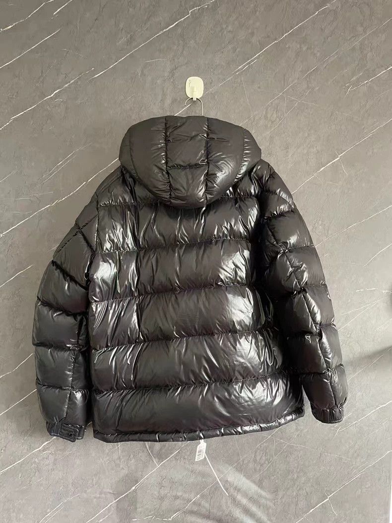 Moncler Black Shiny Down Jacket Size 6 Size US L / EU 52-54 / 3 - 3 Thumbnail