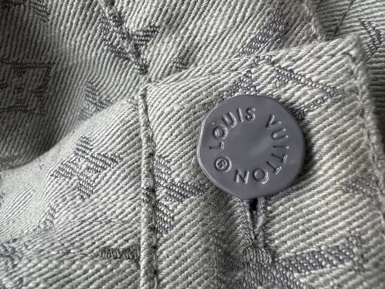 Louis Vuitton Louis Vuitton Monogram Gray Denim Pants Size US 34 / EU 50 - 6 Thumbnail