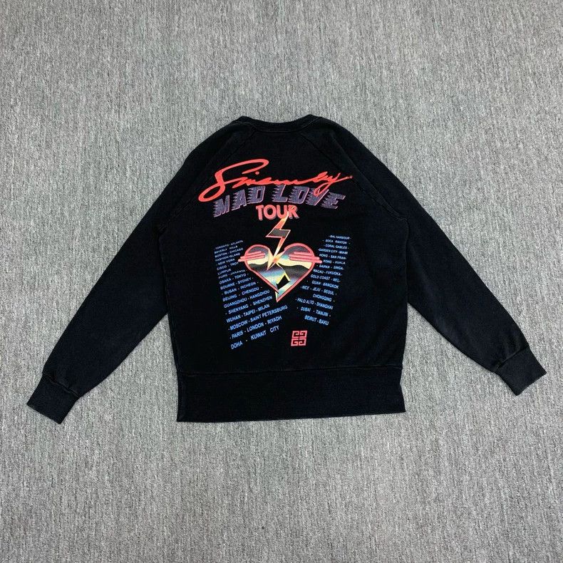 Givenchy Givenchy Black Lightning Logo Long Sleeve Sweatshirt Size US XS / EU 42 / 0 - 2 Thumbnail