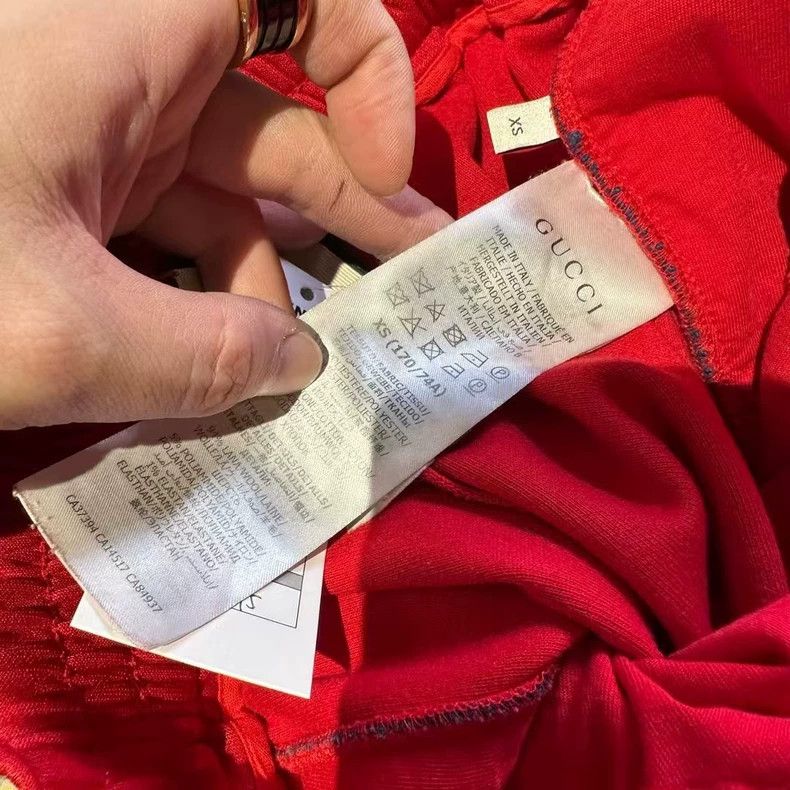 Gucci Gucci Red Stripe Logo Casual Pants Size US 26 / EU 42 - 4 Thumbnail
