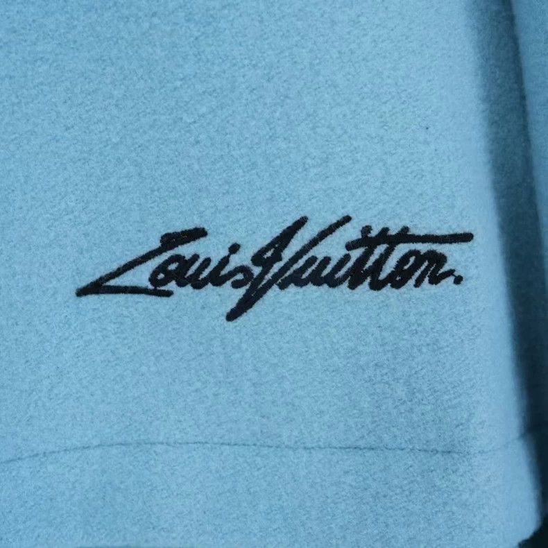 Louis Vuitton Louis Vuitton Half-Zip Jacket Light Blue Size US XXL / EU 58 / 5 - 3 Thumbnail