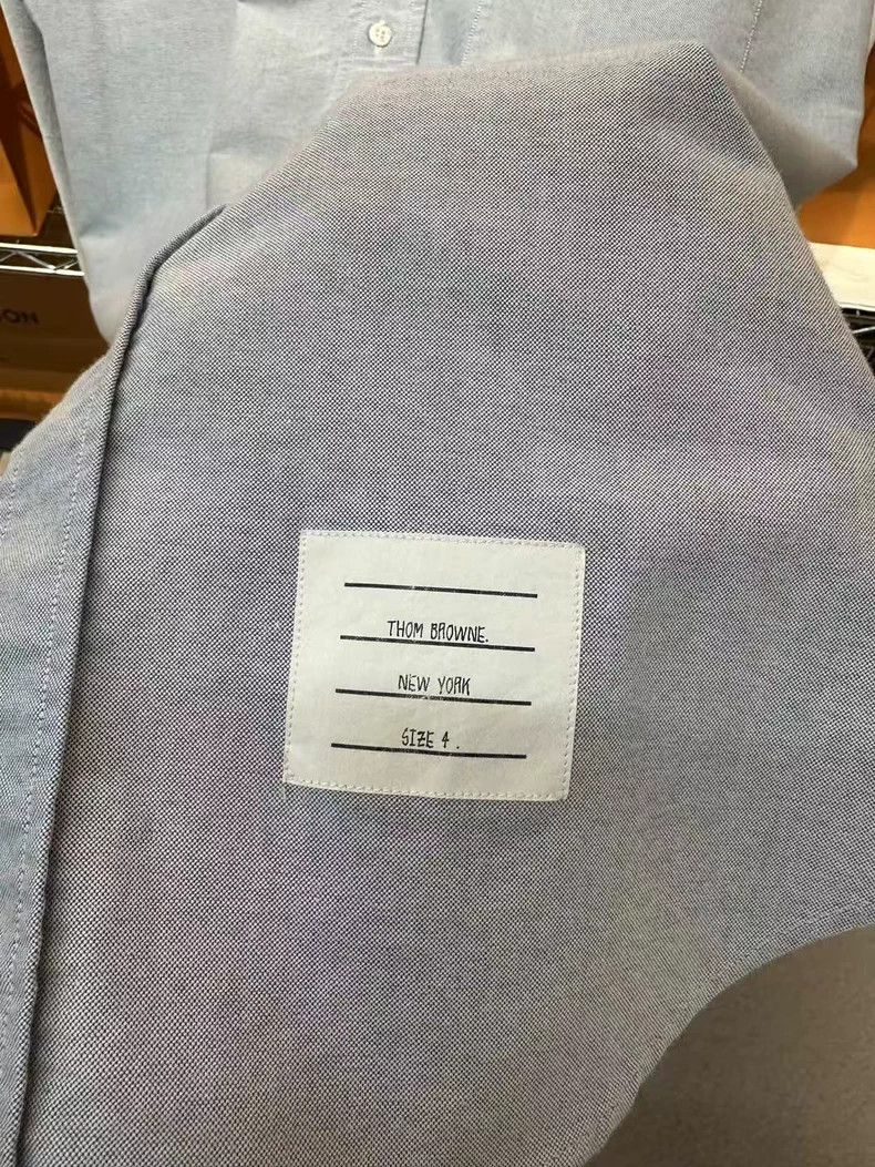 Burberry TB Classic Sleeve Logo Embroidered Long Sleeve Shirt Size US M / EU 48-50 / 2 - 5 Thumbnail