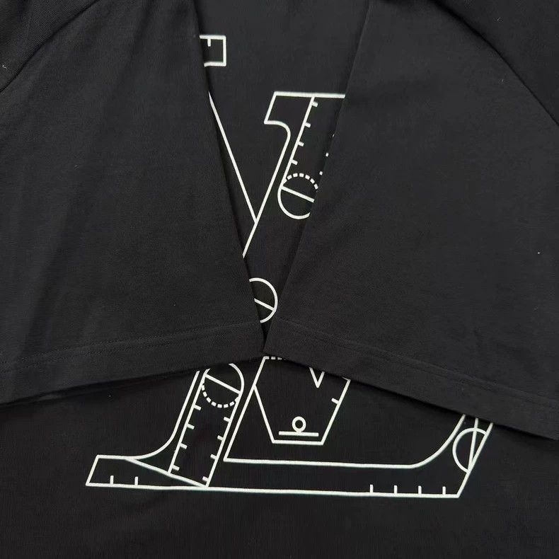 Louis Vuitton LV NBA Collaboration Black Short Sleeve T-Shirt Size US XXL / EU 58 / 5 - 6 Thumbnail
