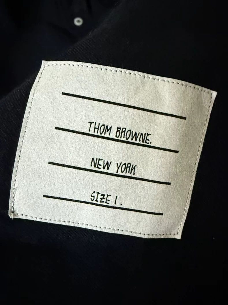 Thom Browne Thom Browne Black Long Sleeve Shirt Size US S / EU 44-46 / 1 - 3 Thumbnail