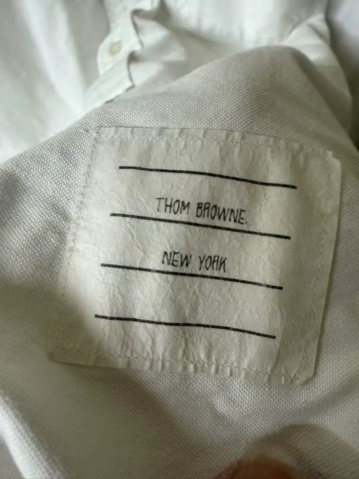Thom Browne Thom Browne Striped Shirt in Size 0 Size US XXS / EU 40 - 3 Thumbnail