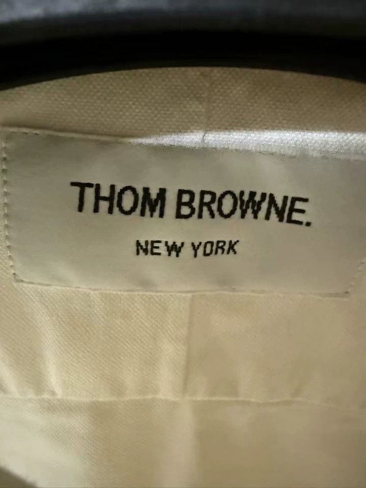 Thom Browne Thom Browne Striped Shirt in Size 0 Size US XXS / EU 40 - 4 Thumbnail