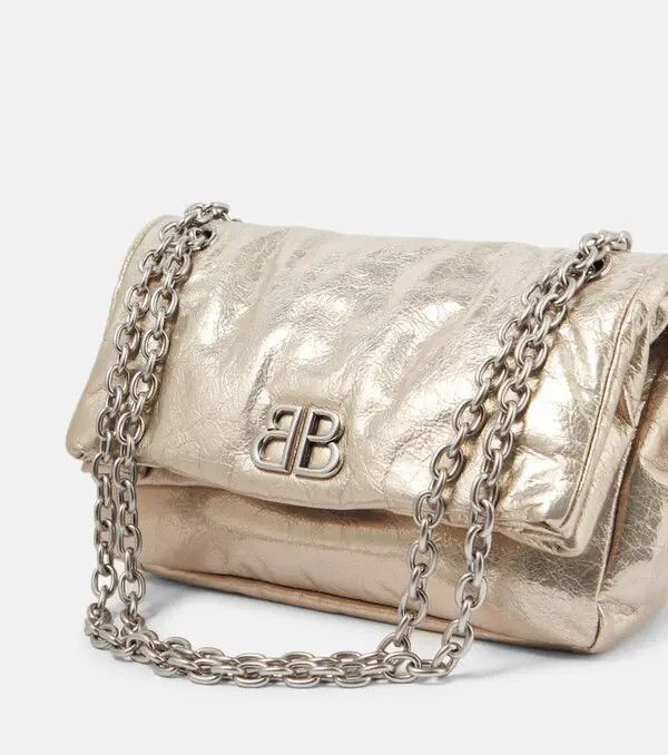 Balenciaga Monaco Small Chain Bag Metallized Size ONE SIZE - 3 Thumbnail
